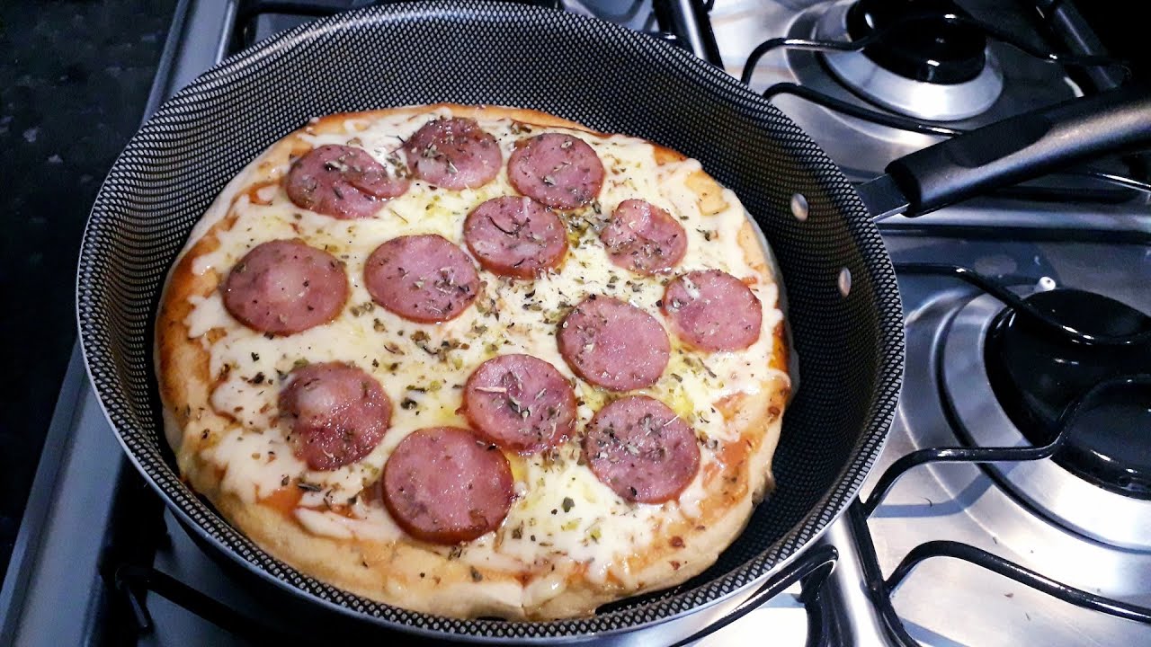 pizza de frigideira