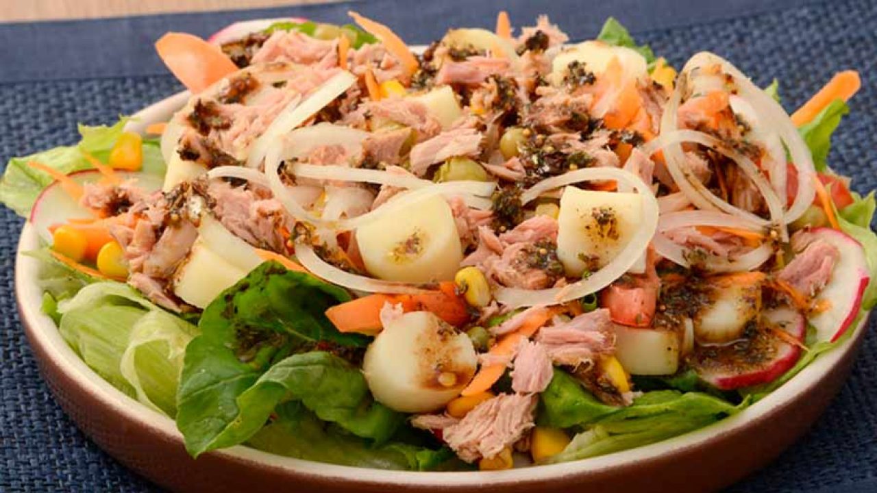 salada de atum fit