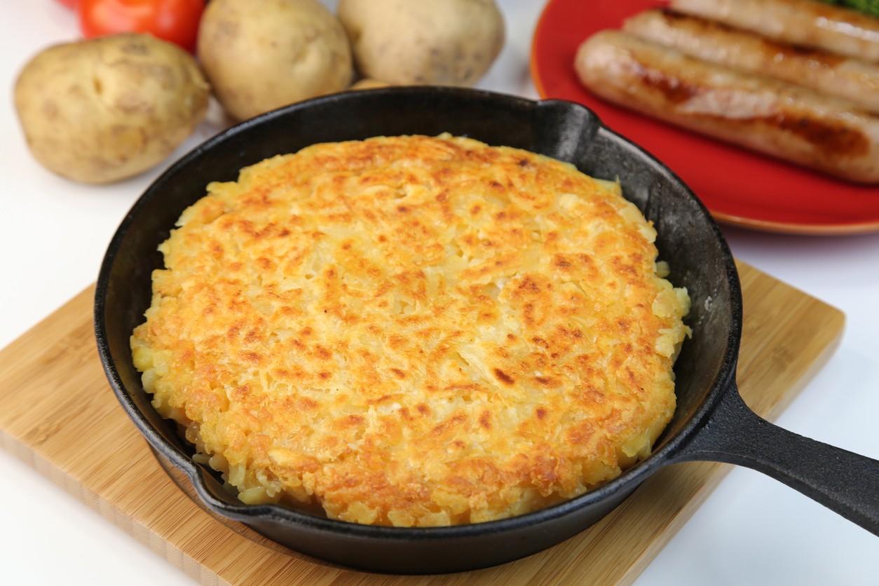 batata rosti com queijo