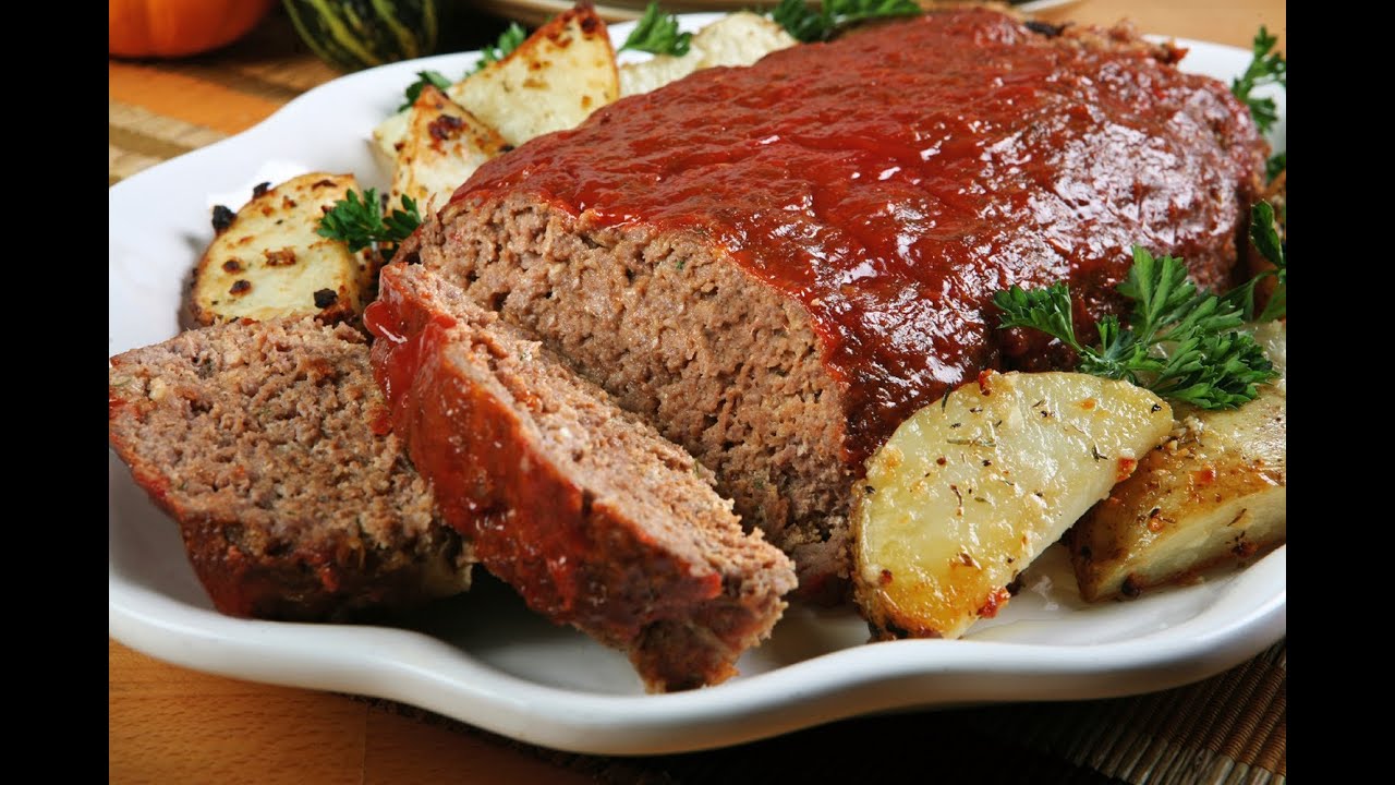 bolo de carne com cebolas