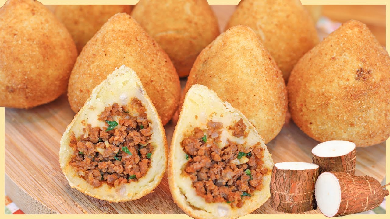 massa de mandioca para coxinha