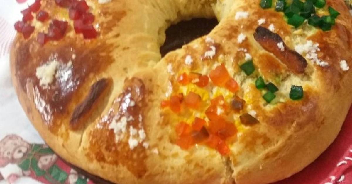 rosca com frutas