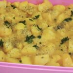 salada de batata com molho de mostarda