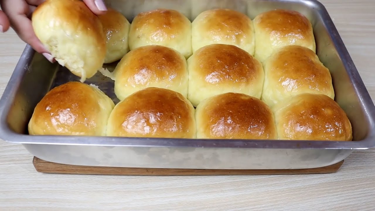 como fazer pão de batata doce