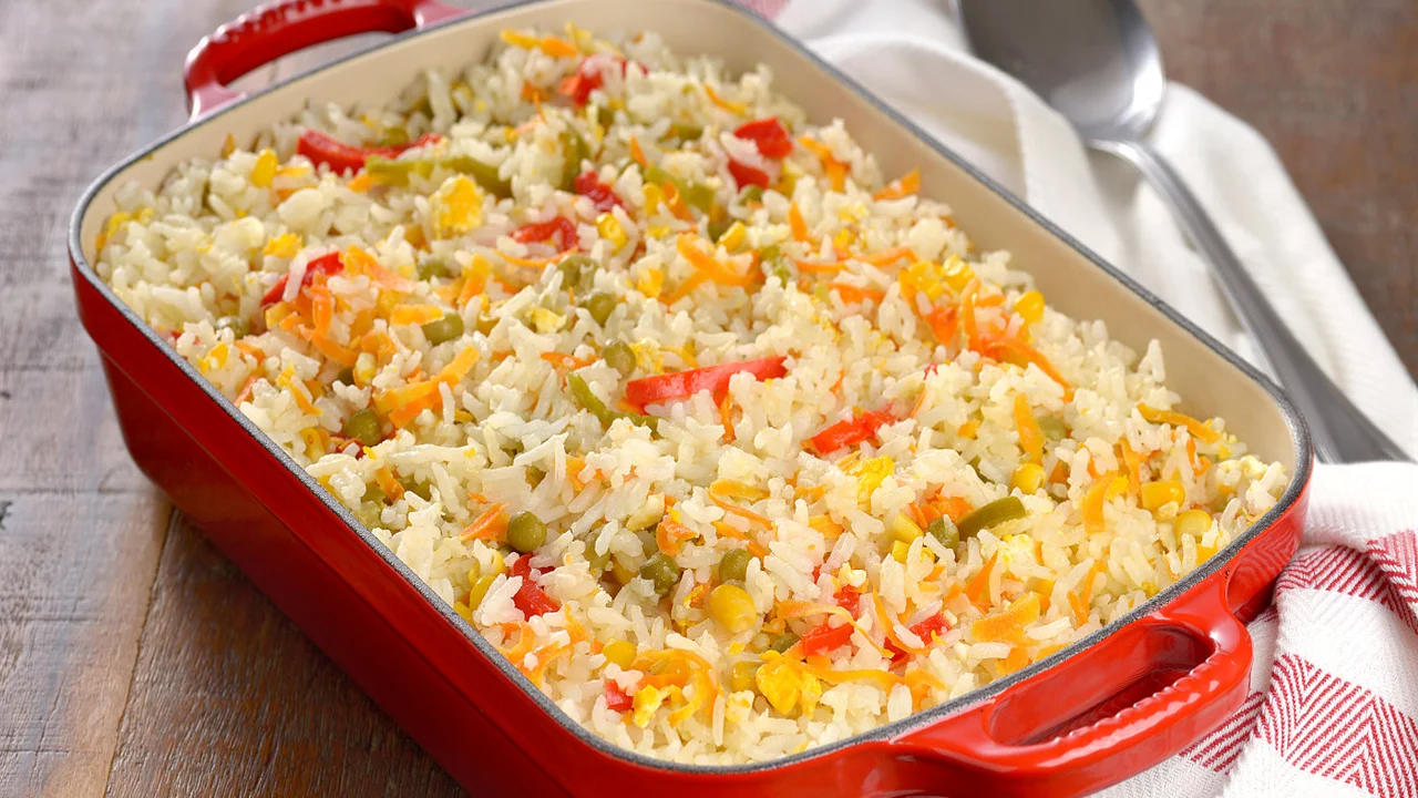 Como fazer arroz primavera